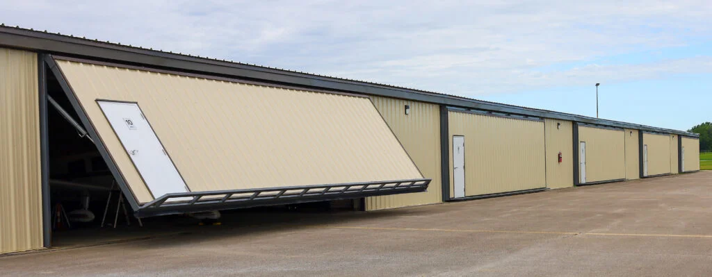 Rows Of Old Roller Doors Replaced