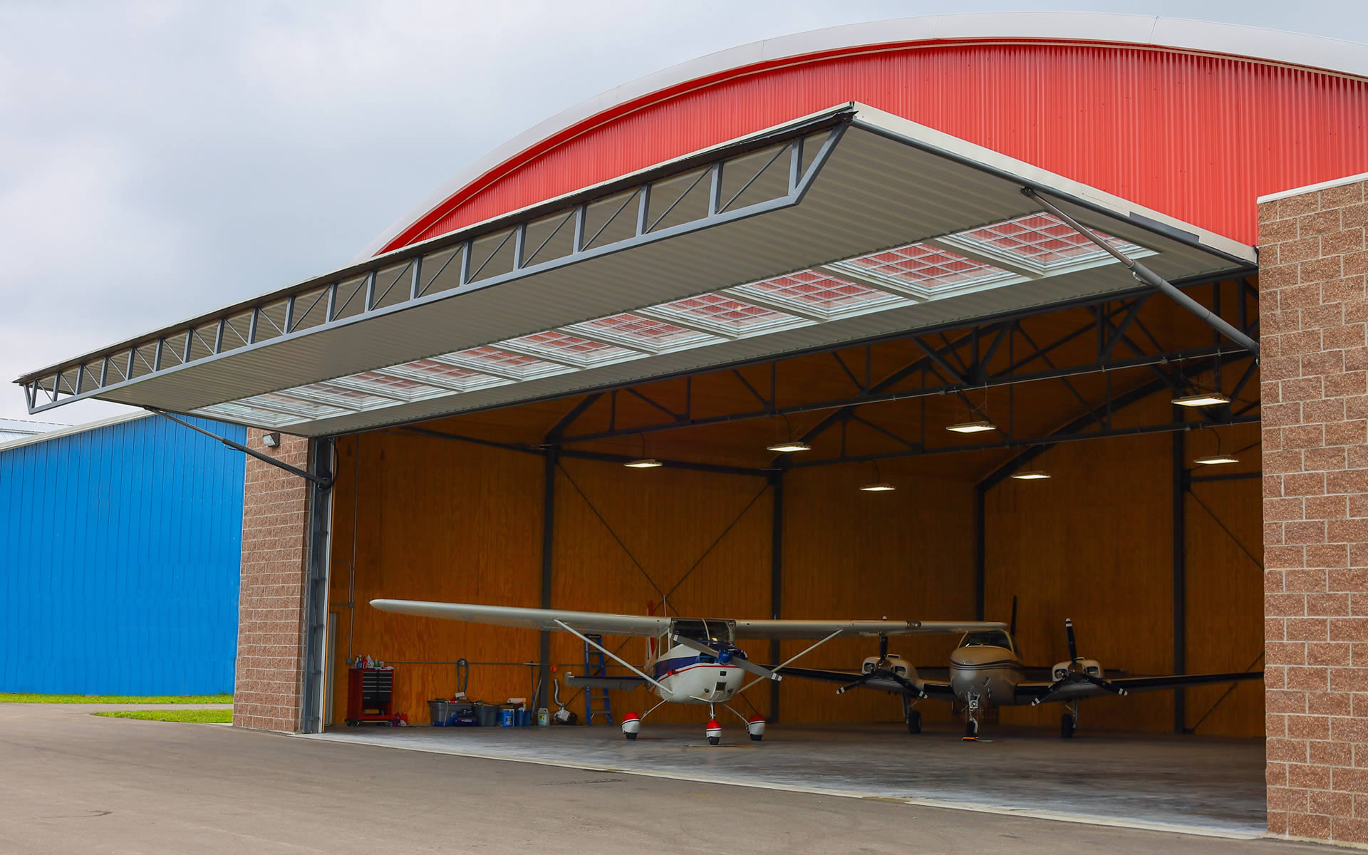 A Full Array Of Hangar Doors