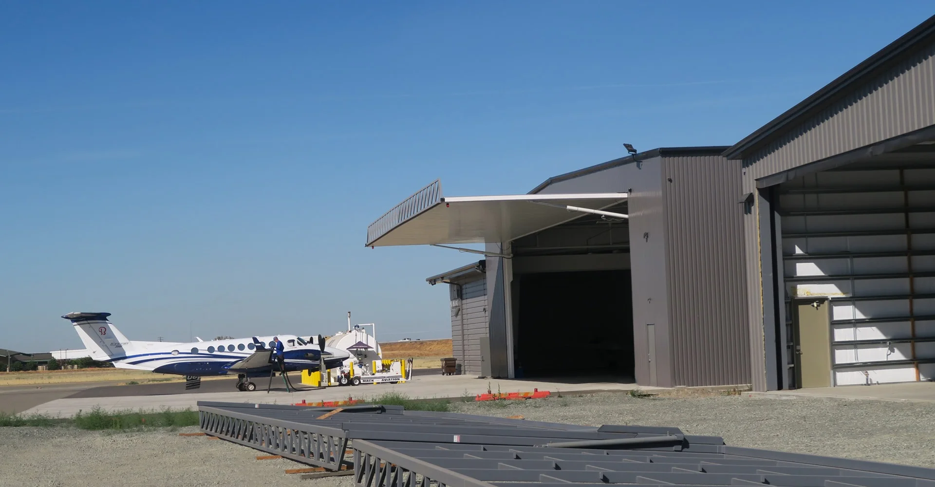 An Array Of Hangar Doors