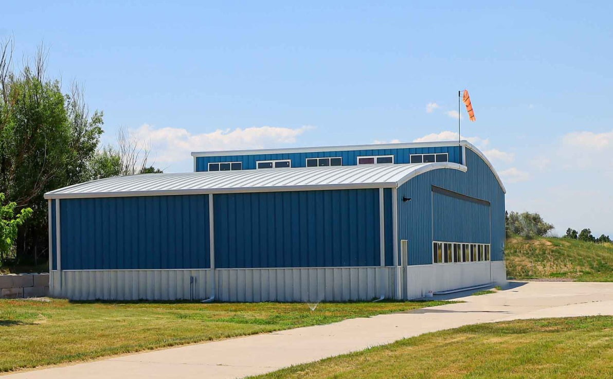 Many Windows In This Hangar